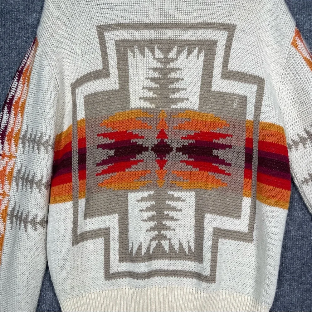 Pendleton Mens Medium 100% Wool High Grade Western Wear‎ Aztec Tribal Sweater - Picture 4 of 12